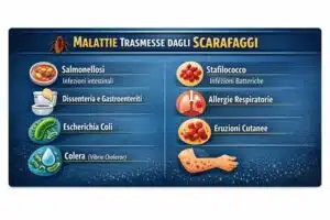 malattie trasmesse dagli scarafaggi